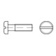 DIN 85 Vis à tête plate fendue, inox A4 M2x3 HP-1