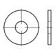 DIN 9021/ISO 7093 Unterlegscheibe Messing blank 10,5x30x2,5 mm