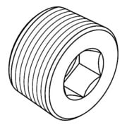 DIN 906 Vis de fermeture avec empreinte hexagonale creuse, filetage conique FIN, ST M16x1,5 HP-3