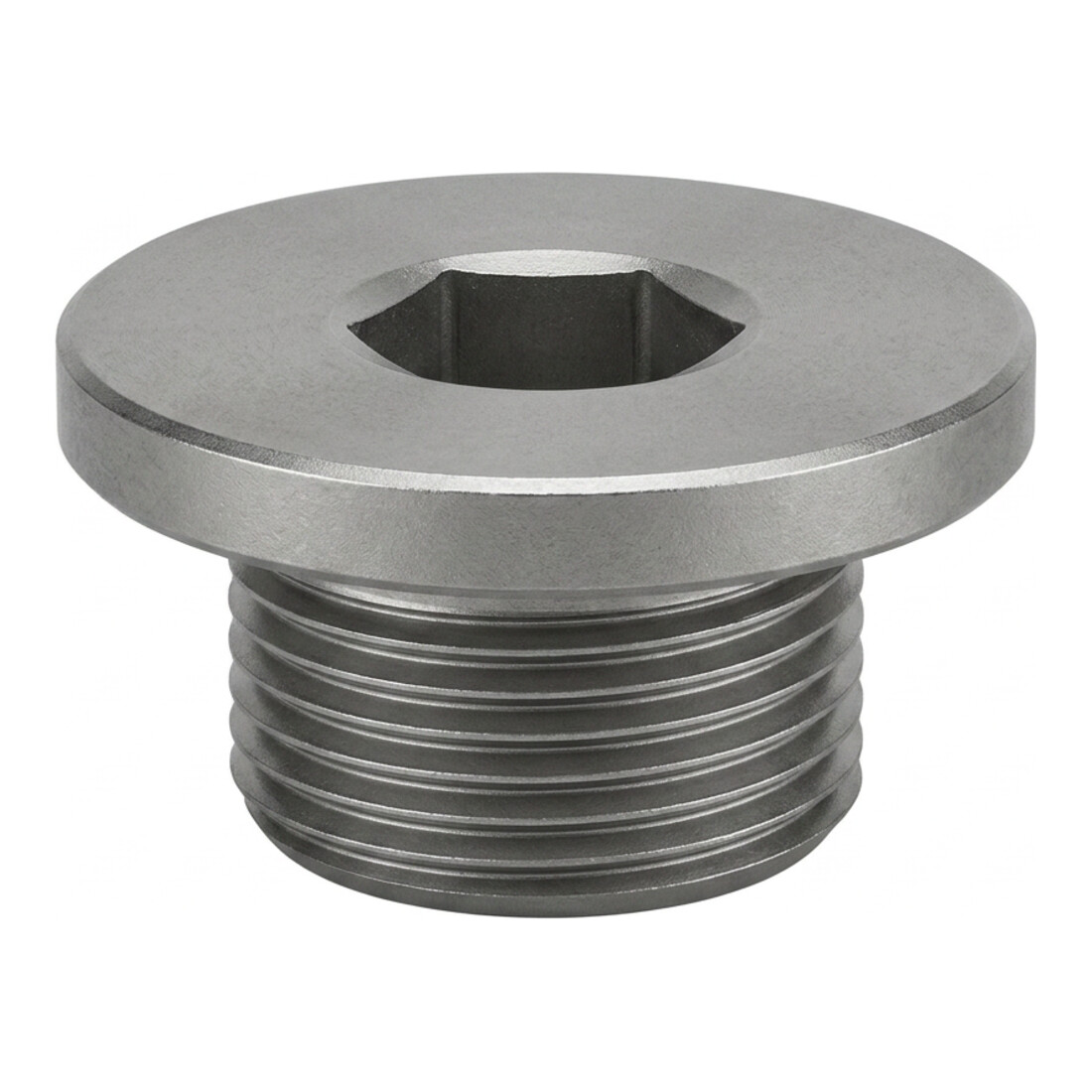 DIN 908 Verschlussschraube Feingewinde VG M18x1,5 Stahl 5.8 galvanisch verzinkt ISK m. Bund