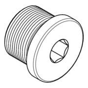 DIN 908 Vis de fermeture avec collerette et empreinte hexagonale interne, filetage fin cylindrique, ST galZn M16x1,5 HP-3