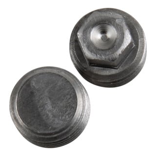 DIN 909 Verschlussschraube mit Außensechskant kegeliges Feingewinde, Stahl 5.8, blank, metrisch
