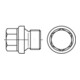 DIN 910 Verschlussschraube Feingewinde VG M12x1,5 Stahl 5.8 blank ASK m. Bund