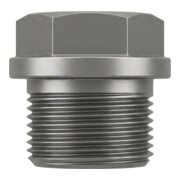 DIN 910 Verschlussschraube mit Bund Außensechskant schwer Feingewinde, Edelstahl A4-70, blank-1