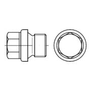 DIN 910 Vis de fermeture avec collerette, six pans extérieur, lourd, filetage fin cylindrique, ST M18x1,5 P