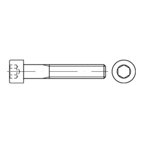 DIN 912/ISO 12474 Zylinderkopf-Schaftschraube Feingewinde Stahl 12.9 blank Innensechskant