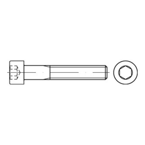 DIN 912/ISO 12474 Zylinderkopf-Schaftschraube Feingewinde Stahl 8.8 blank Innensechskant