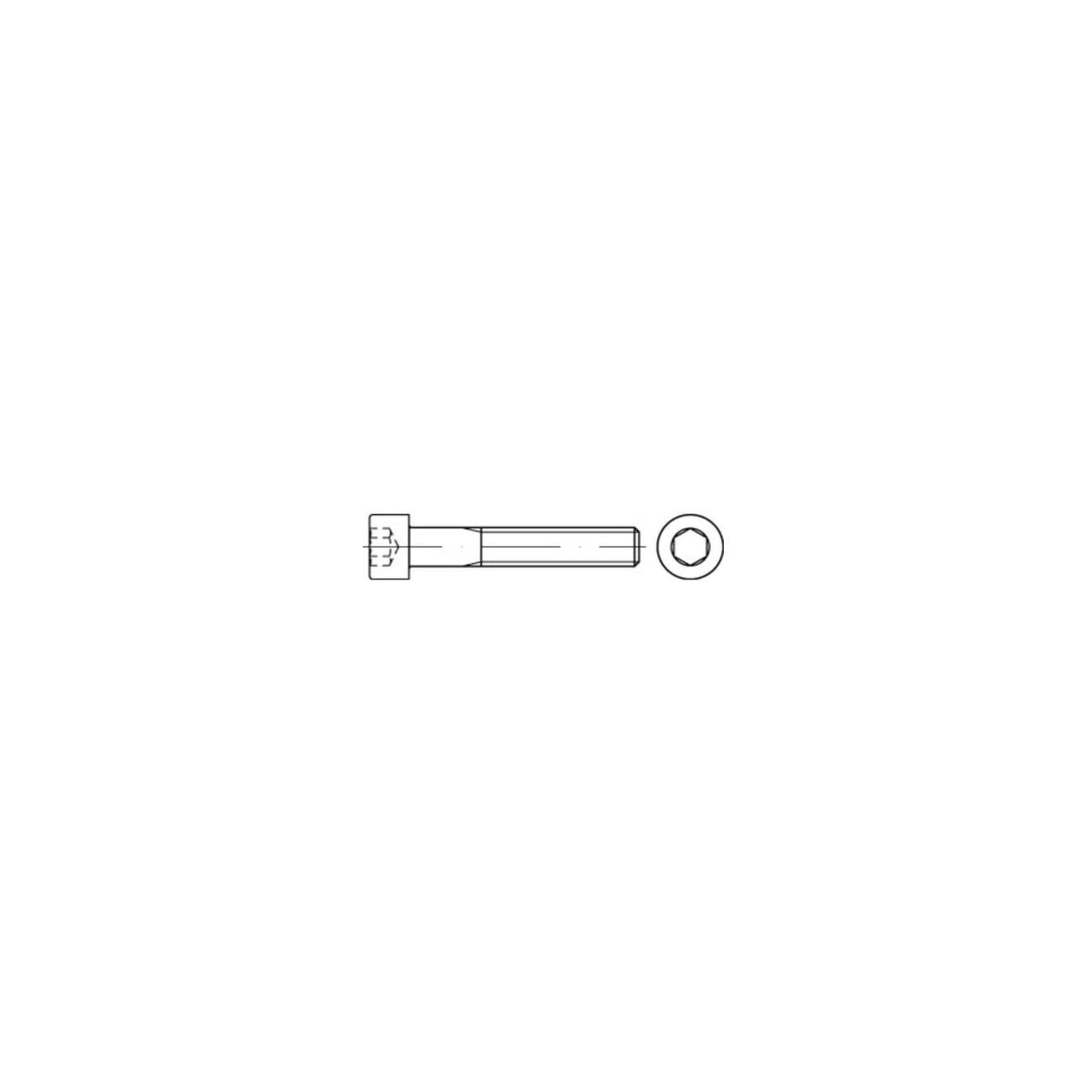DIN 912/ISO 4762 Zylinderkopf-Schaftschraube M10x180 Stahl 10.9 blank Innensechskant ; Industrial Quality Supplies