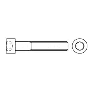 DIN 912 / ISO 4762 Zylinderkopf-Schaftschraube Stahl 8.8 blank Innensechskant