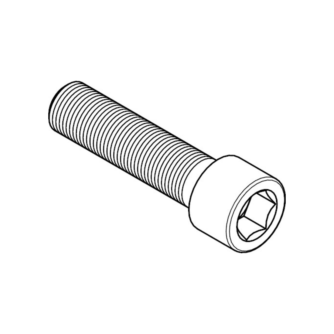 DIN 912 Vis cylindrique, empreinte hexagonale, 8.8 M10x340 HP