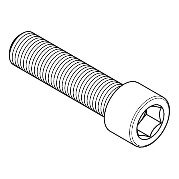 DIN 912 Zylinderschraube, mit Innensechskant, 8.8 Gewinde bis Kopf M10x100 HP