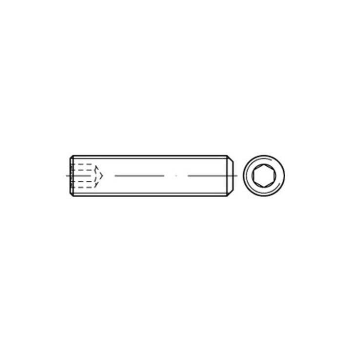 DIN 913/ISO 4026 Gewindestift 45 H M 12 x 1 x 10