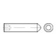 DIN 914 Gewindestift mit Spitze und Innensechskant, Edelstahl A1/A2 M2,5x4 HP-1