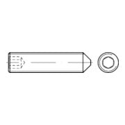 DIN 914 Gewindestift mit Spitze und Innensechskant, Edelstahl A4 M5x5 HP
