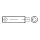 DIN 915/ISO 4028 Gewindestift VG M8x8 Stahl 45H blank Innensechskant m. Zapfen-1