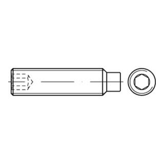 DIN 915/ISO 4028 Gewindestift mit Zapfen Innensechskant, Stahl 45 H