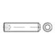 DIN 916/ISO 4029 Gewindestift Feingewinde VG Stahl 45H blank Innensechskant m. Ringschneide-1