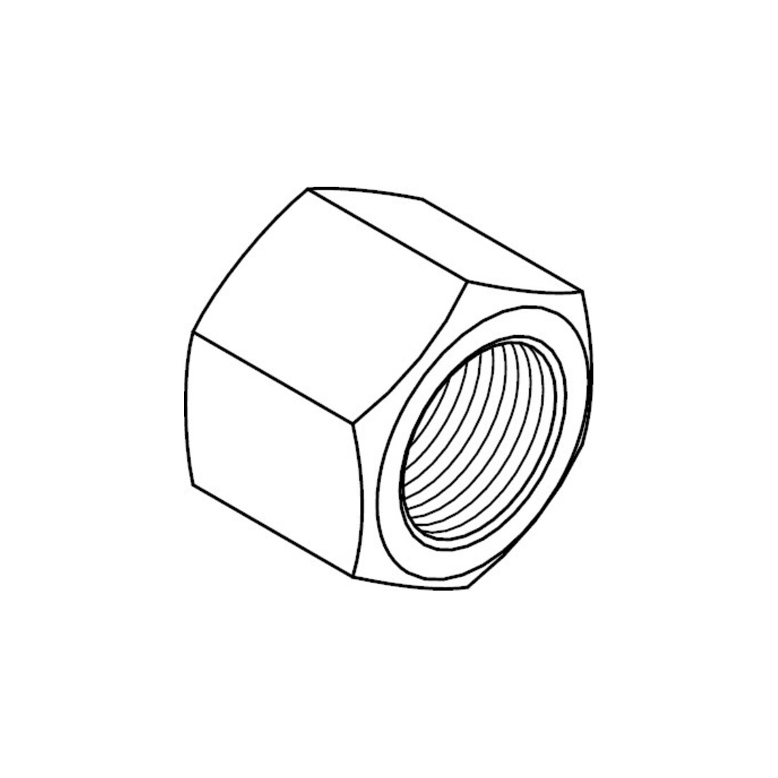 DIN 917 Écrou borgne hexagonal forme basse, MS M5 HP