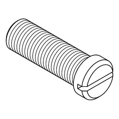 DIN 920 Flachkopfschraube mit Schlitz, kleiner Kopf, 5.8 galZn M3x10 HP