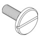 DIN 921 Vis à tête plate fendue, grande tête, inox A1 M3x6 HP-3