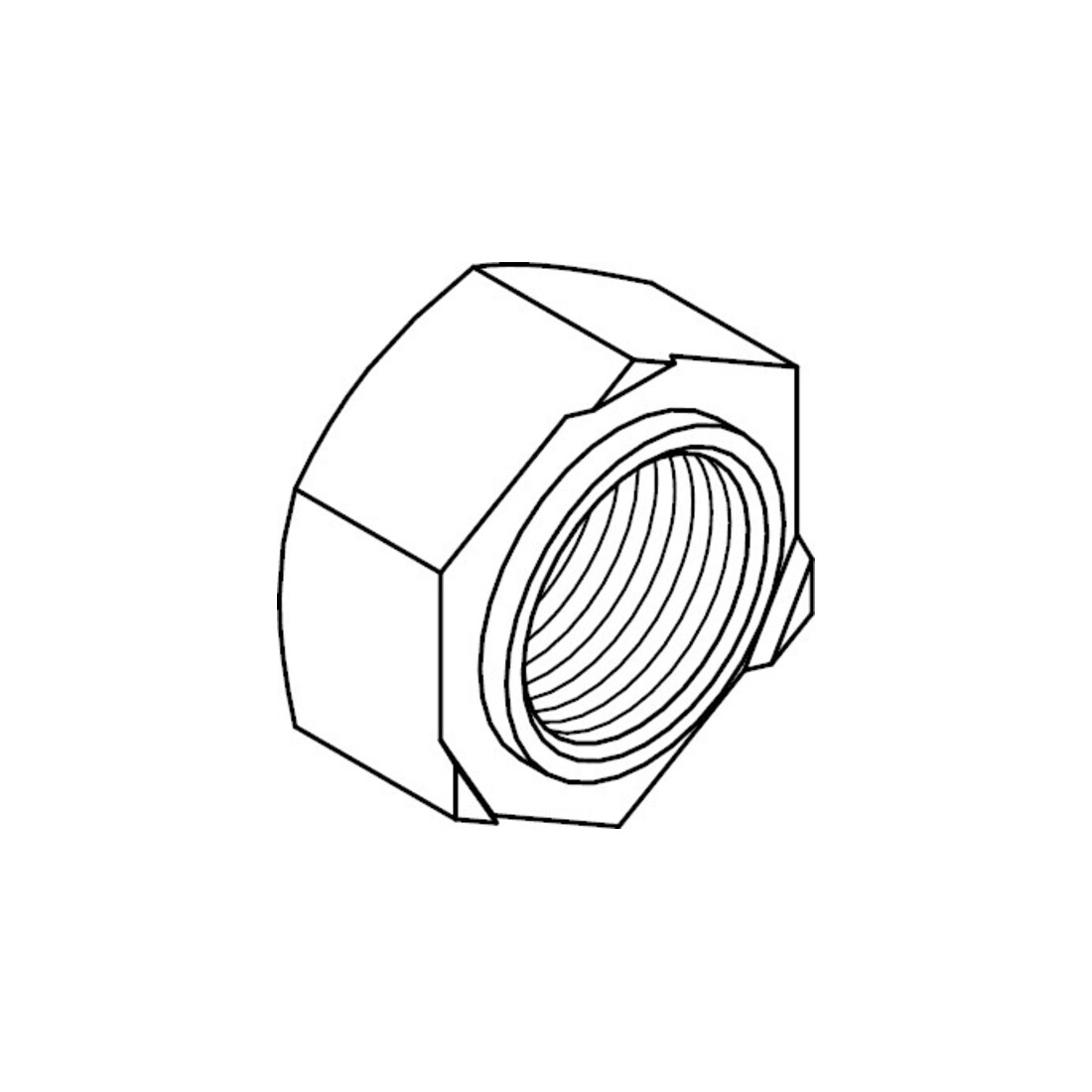 DIN 929 Écrou à souder hexagonal, ST M4 HP