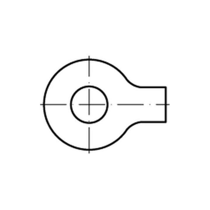 DIN 93 Sicherungsscheibe Stahl 43mm