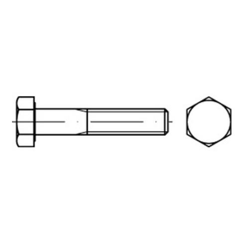 DIN 931/ISO 4014 Sechskant-Schaftschraube M16x100 Edelstahl A4 80 blank