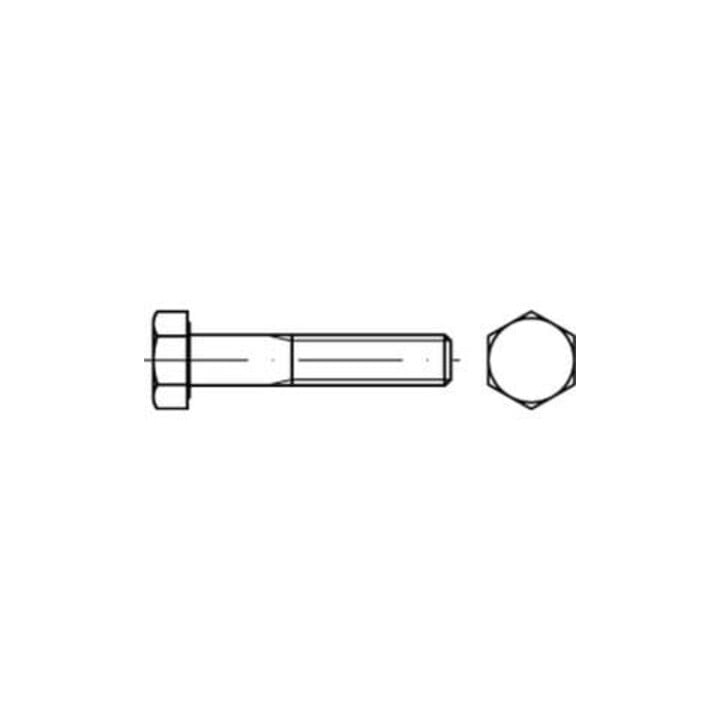 DIN 931/ISO 4014 Sechskant-Schaftschraube M16x300 Stahl 10.9 blank