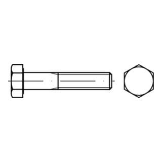 DIN 931 Sechskant-Schaftschraube Stahl 8.8 blank