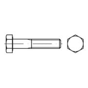 DIN 931 Sechskant-Schaftschraube M10x55 Stahl 8.8 blank