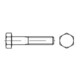 DIN 931 Sechskant-Schaftschraube M12x70 Messing blank
