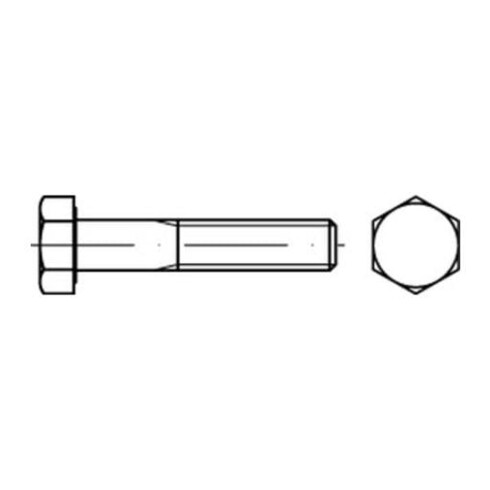 DIN 931 Sechskant-Schaftschraube M14x250 Stahl 8.8 blank