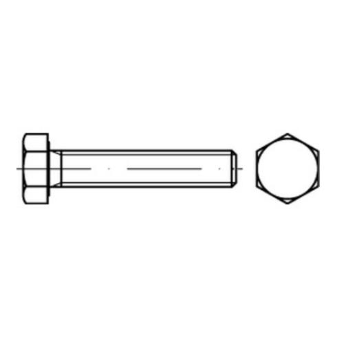 DIN 933 / ISO 4017 Sechskant-Schaftschraube Stahl 8.8 galv. verzinkt dickschichtpassiviert + SL