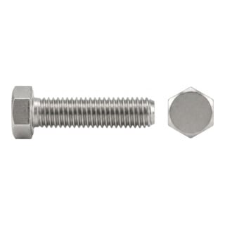 DIN 933 / ISO 4017 Sechskantschraube Messing blank