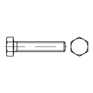 DIN 931 / ISO 4014 Sechskant-Schaftschraube Stahl 12.9 blank