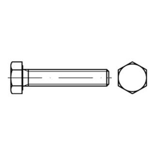 DIN 931 / ISO 4014 Sechskant-Schaftschraube Stahl 12.9 blank