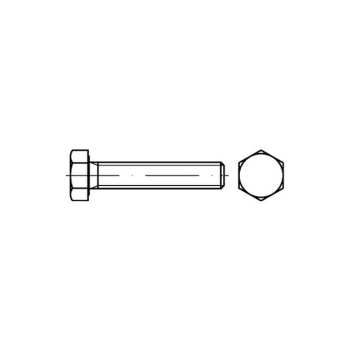 DIN 933 / ISO 4017 Vis hexagonale acier 8.8 brut