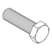 DIN 933 Sechskantschraube, Gewinde bis Kopf, MS M8x60 HP-4