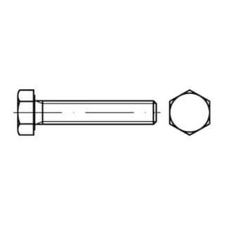 DIN 933/ISO 4017 Sechskantschraube VG Edelstahl A2-70 blank