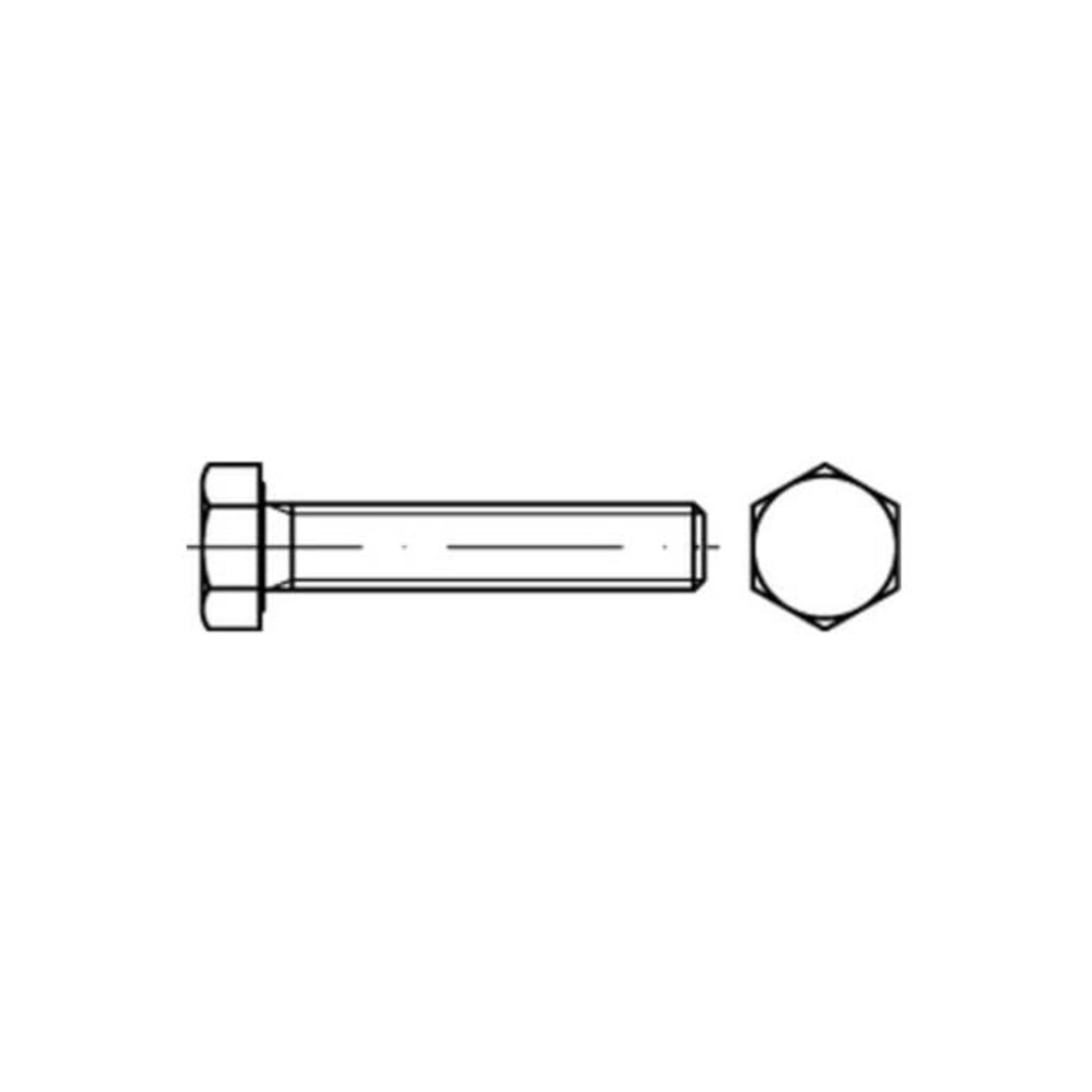 DIN 933 / ISO 4017 Sechskantschraube Polyamid blank