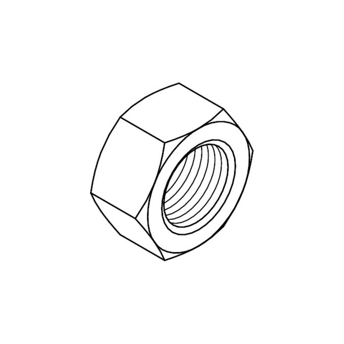 DIN 934 Écrou hexagonal, MS M16 HP