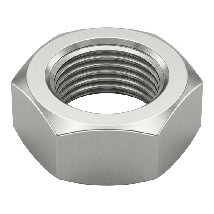 DIN 936 Écrou hexagonal bas à filetage gauche, acier 14 H