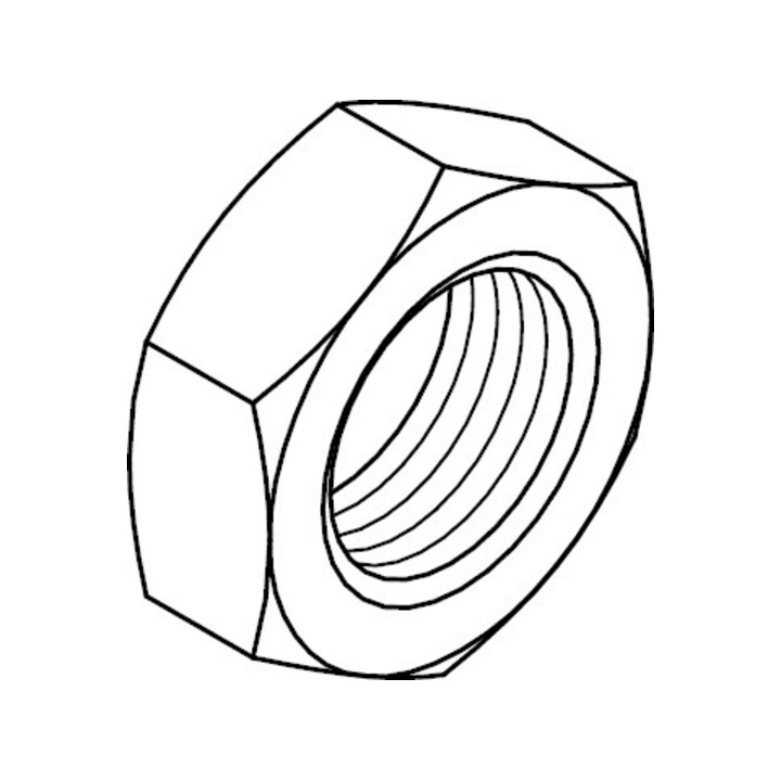 DIN 936 Écrou hexagonal bas MS M24 HP