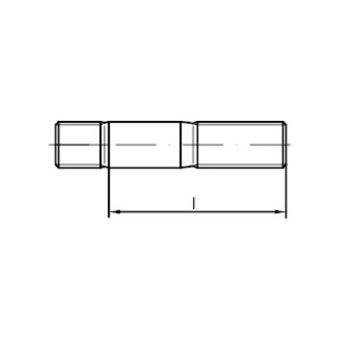 DIN 939 Stiftschraube, Einschraubende 1,25 d, 5.8 M12x55 HP
