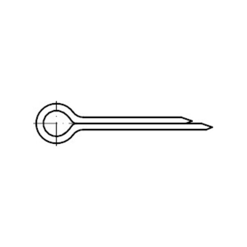 DIN 94 Goupille fendue, inox A2 4x28 HP