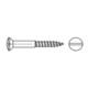 DIN 95 LinsenSenkkopf-Holzschraube 3,5x40 Messing blank Schlitz