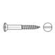 DIN 95 LinsenSenkkopf-Holzschraube 6x50 Messing blank Schlitz
