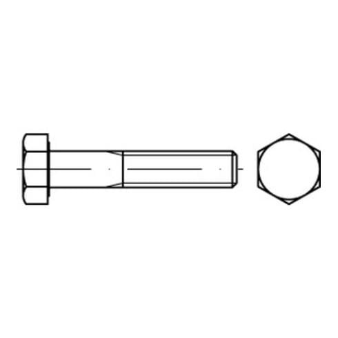 DIN 960/ISO 8765 Sechskant-Schaftschraube Feingewinde M16x55 Stahl 10.9 blank