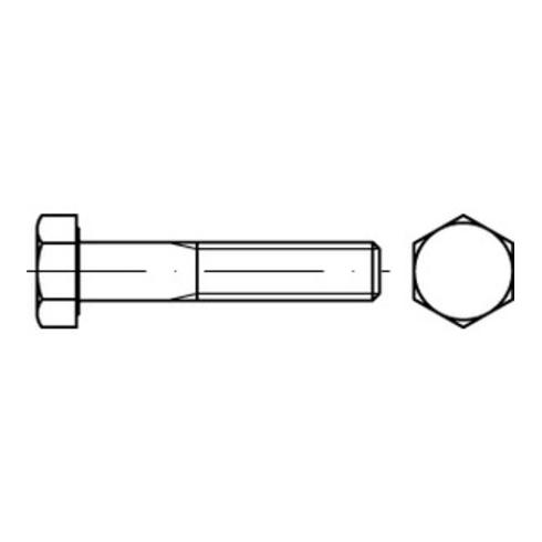 DIN 960/ISO 8765 Sechskant-Schaftschraube Feingewinde M16x60 Stahl 8.8 blank