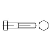 DIN 960 Vis hexagonale avec tige, filetage fin, 10.9 galZn temp. M16x1,5x75H